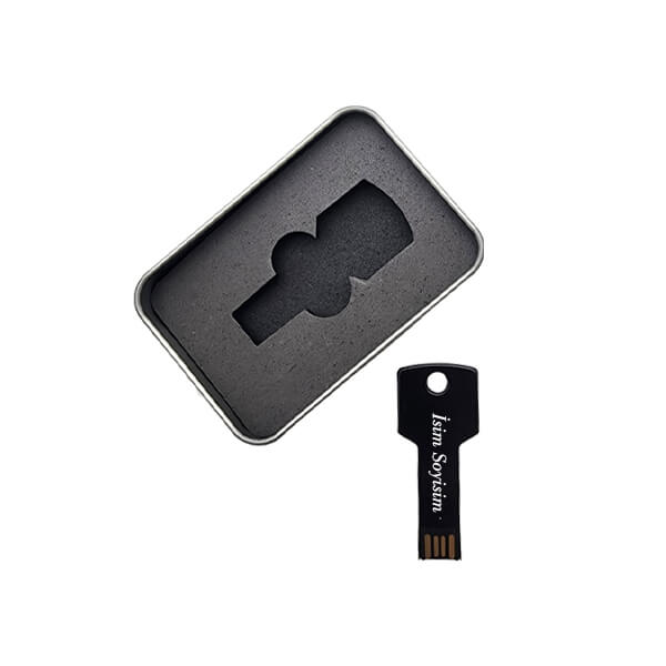 Kendin Tasarla Anahtar Şeklinde Metal Usb Flash Bellek | 32 Gb